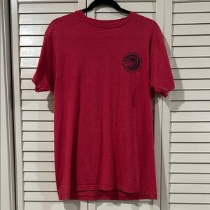 Stylemaster Men's Red Morro Bay Short-Sleeve Graphic Tee Size M